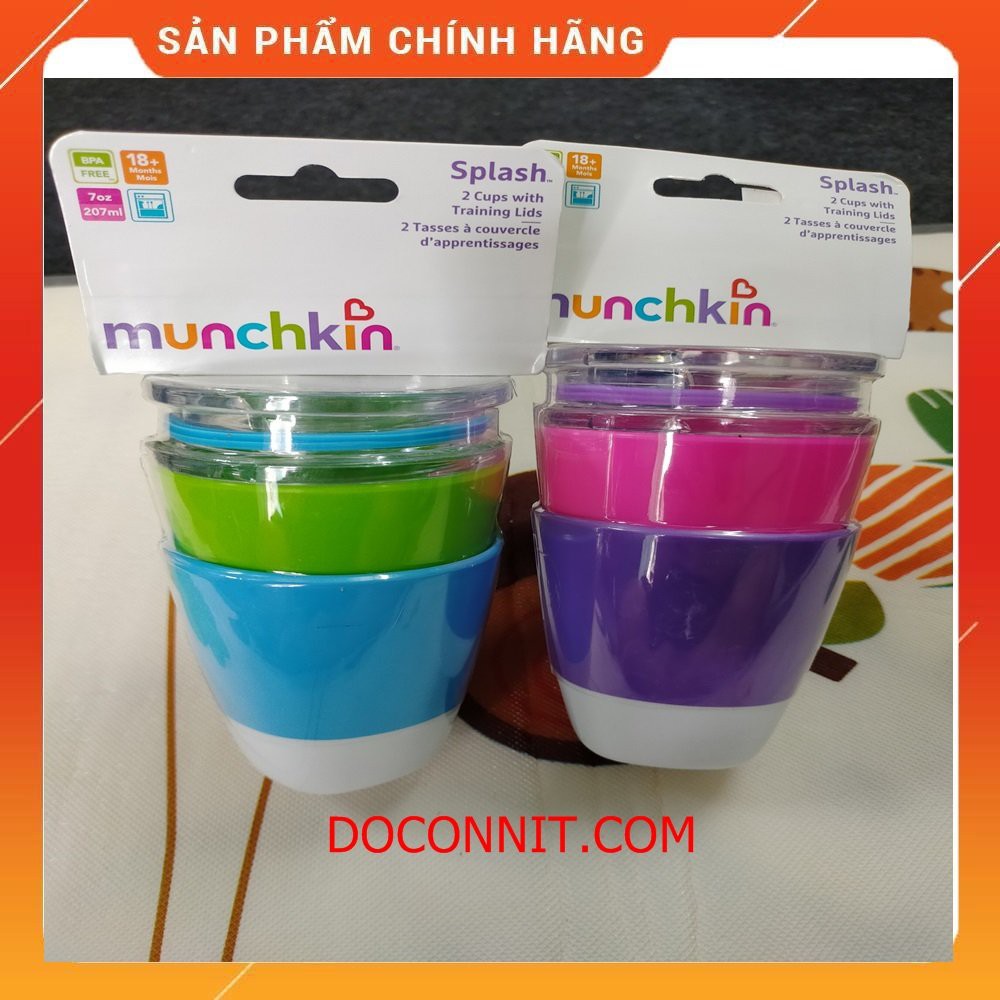 Cốc Có Nắp Munchkin (4 màu- Có Tách Set)