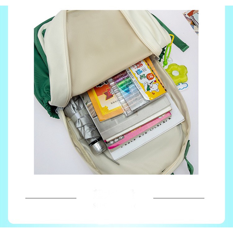 Balo DL1 túi hộp móc hoa