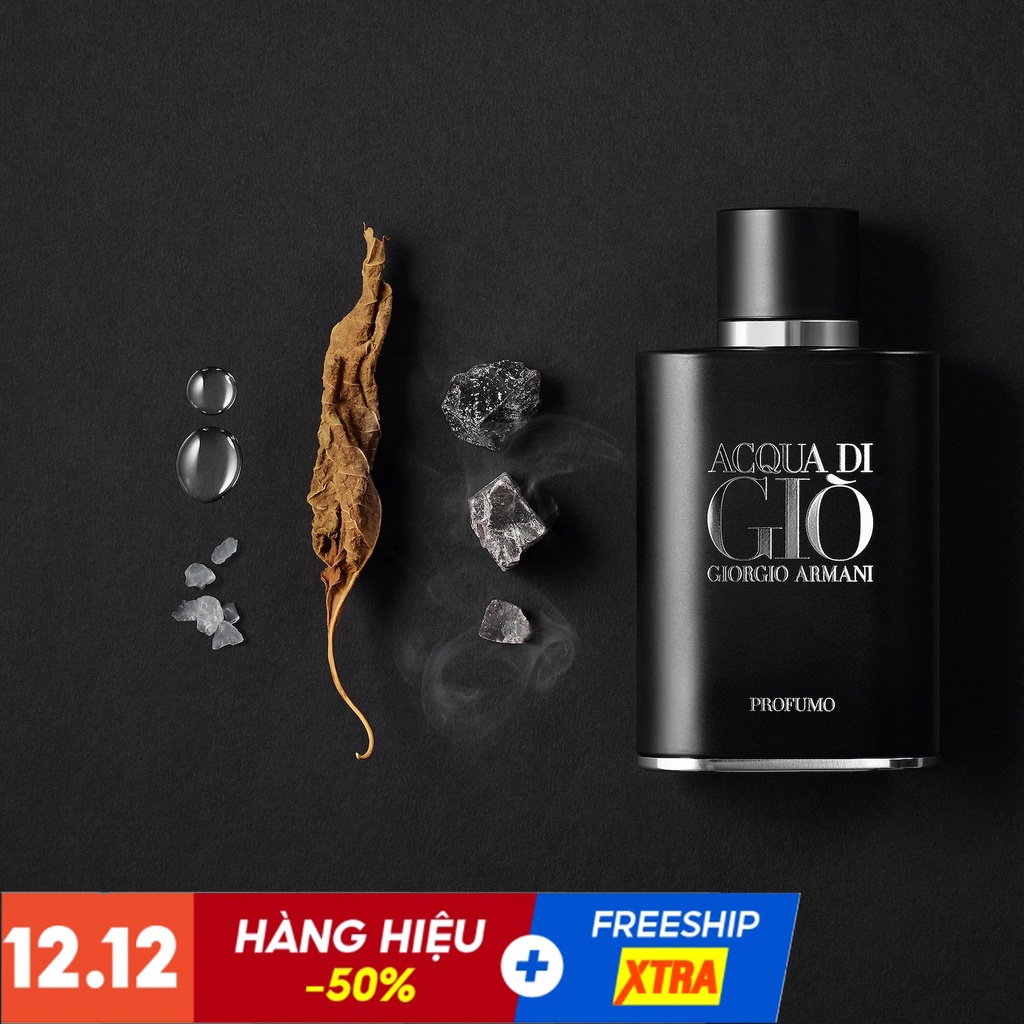 [CHÍNH HÃNG] Nước Hoa Nam ✅ Giò Đen Aqua Di Giò Profumo 100ml Thơm Lâu, Hương Nam Tính.