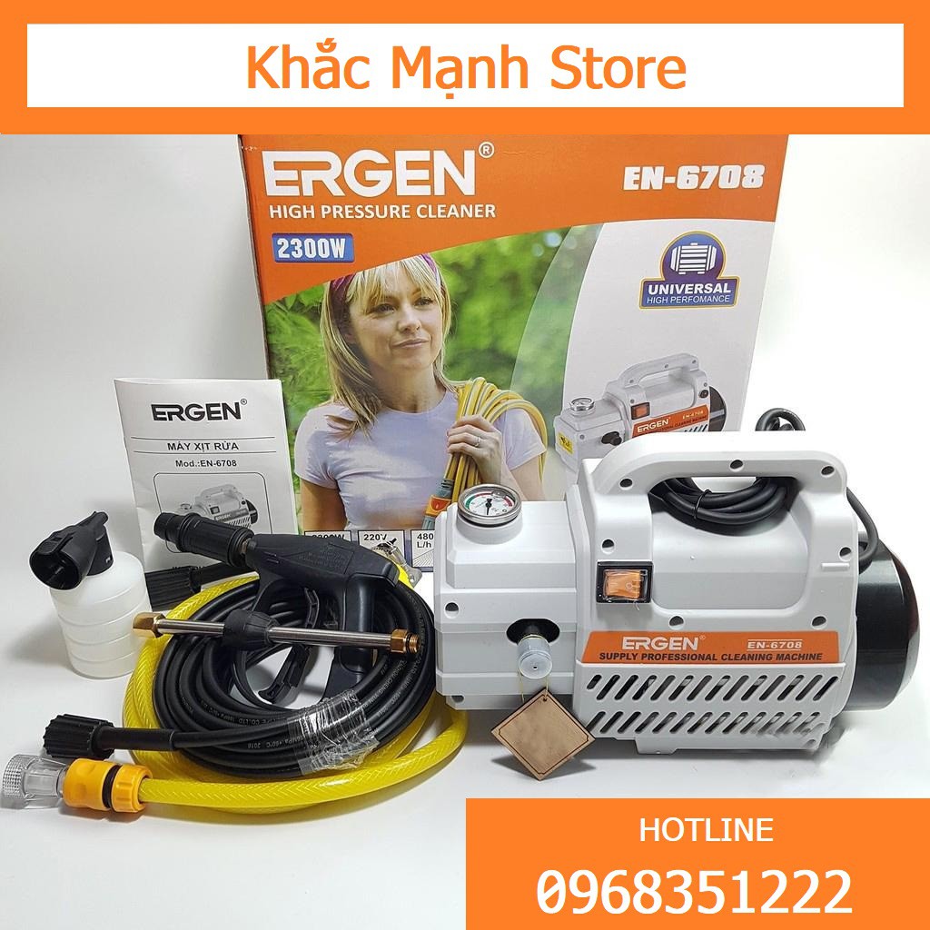 Máy rửa xe ERGEN EN-6708 2300w (Bh 6 tháng Toàn Quốc)