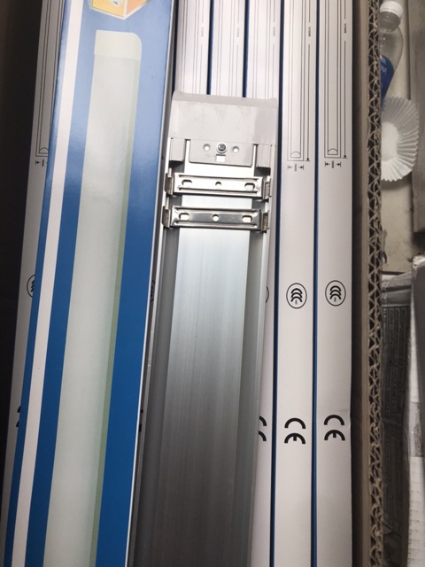 Đèn led bán nguyệt 1m2 6 tất 60w 36w siêu sáng, đèn tuýp led liền máng bán nguyệt