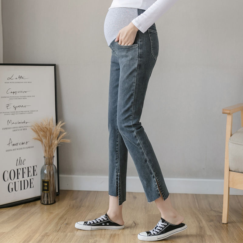  Quần Jeans Lưng Cao Thời Trang Cho Mẹ Bầu