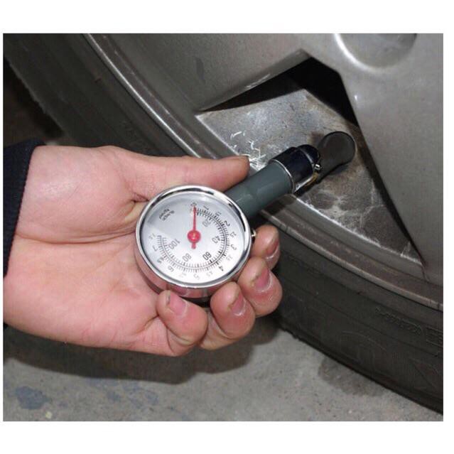 Đồng Hồ Đo Áp Suất Lốp Xe máy, Ô Tô - hv 447