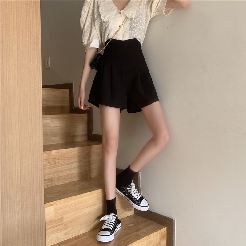 Quần Short Nữ Cạp Liền Lưng Cao Siêu Tôn Dáng 500