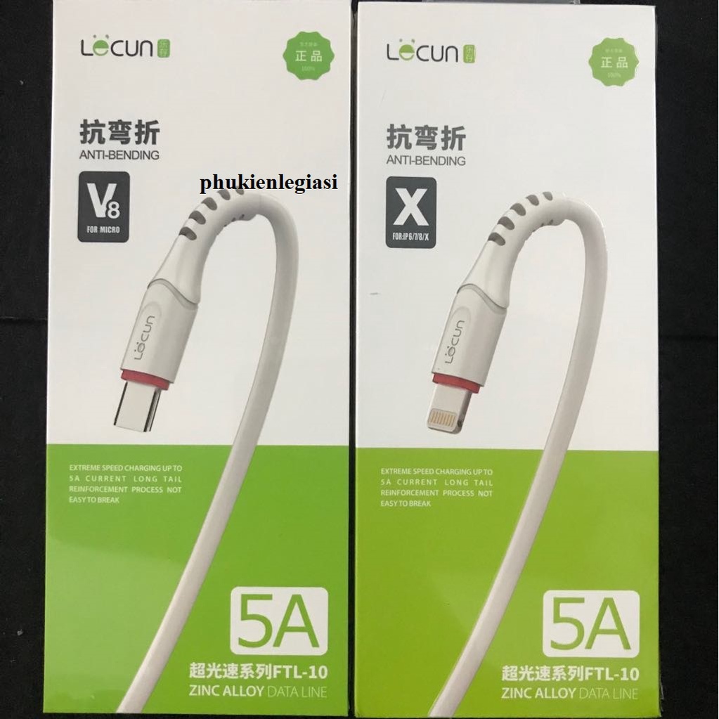 Cáp sạc FTL10 dẫn dòng 5A