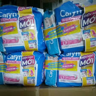 Tã quần người lớn caryn size m8 và l7(tặng khan ướt cao cấp 100 miếng ]
