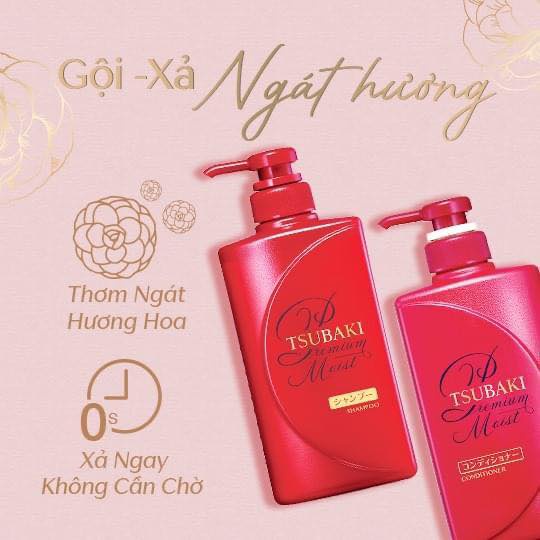 Cặp dầu gội - xả TSU.BA.KI Nhật Bản