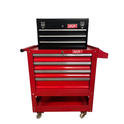 Tủ Đựng Đồ Nghề 4 Ngăn + Thùng Đồ Nghề 3 Ngăn WYN (Made in Việt Nam)