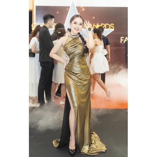 MS1272y ĐẦM NHŨ ĐỒNG  CỔ YẾM KẾT Đ.Á