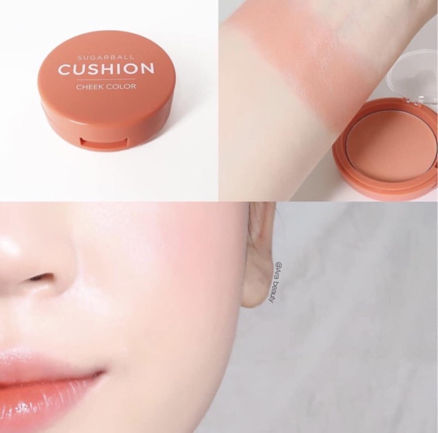 Má hồng kem Aritaum Sugarball Cushion Cheek Color