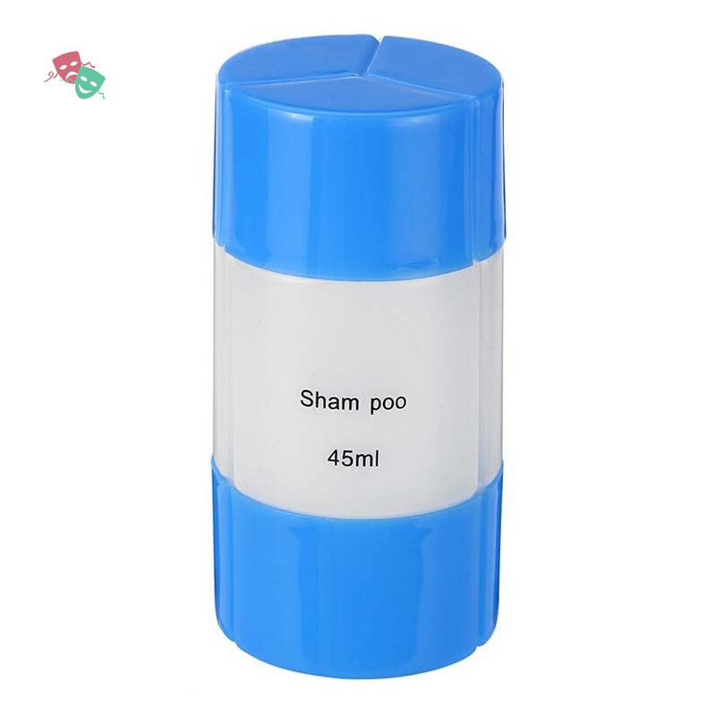 (hàng Mới Về) Bộ Chai Đựng Dầu Gội / Sữa Tắm 4 Trong 1 Tiện Dụng Tw