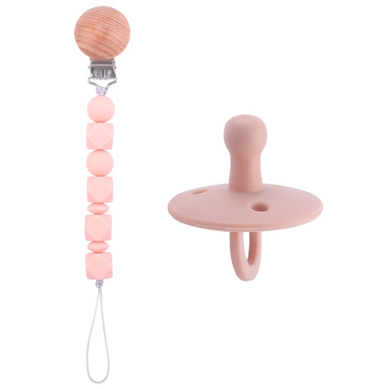 Kẹp Đồ Chơi Ngậm Mọc Răng Bằng Silicone Tiện Lợi Dành Cho Bé Gái