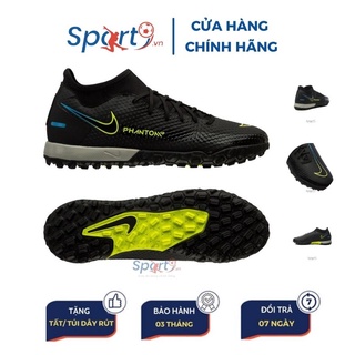 Giày đá bóng Nike Phantom GT Academy DF TF Black x Prism - Đen/Vàng - CW6666-090