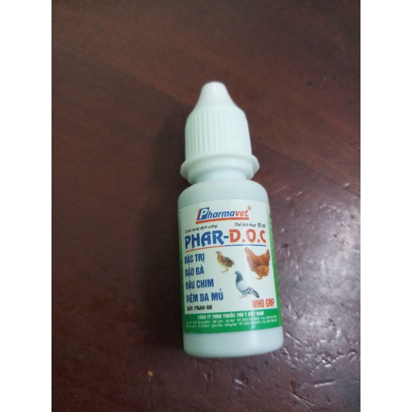 1 chai phar DOC 10ml đậu gà