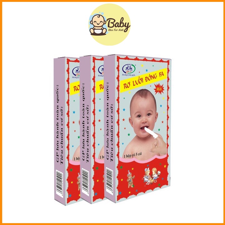 Rơ Lưỡi Cho Bé Đông Pha An Toàn Cho Trẻ [10 Hộp 50 Cái] Đồ Dùng Mẹ Bé BabyRice 088