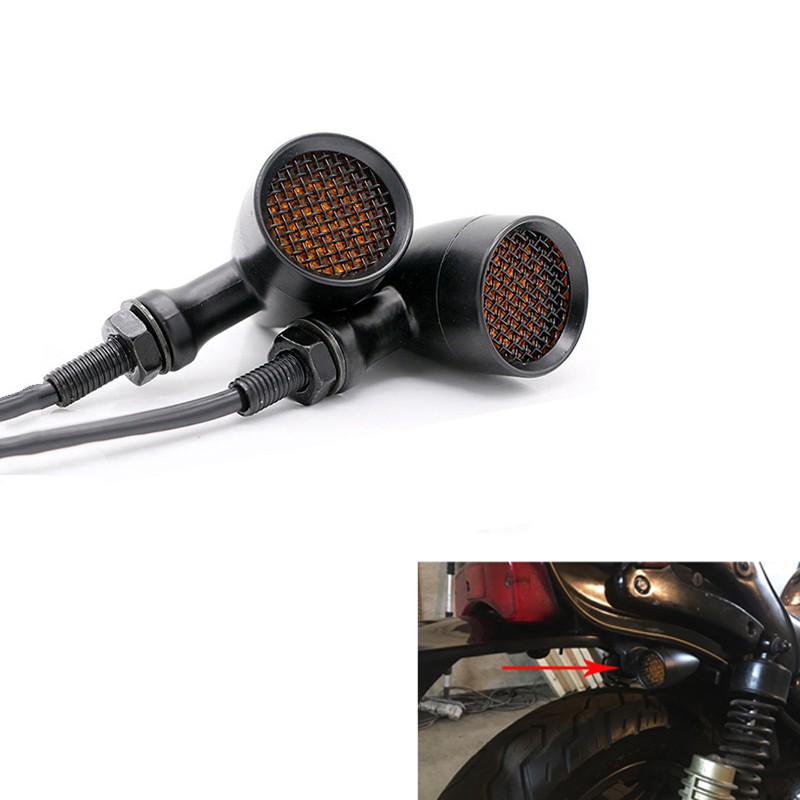 Đèn Led Xi Nhan Màu Hổ Phách 10mm Cho Xe Mô Tô Yamaha