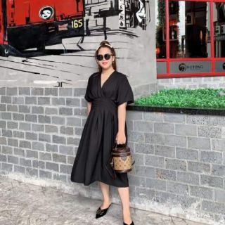 ĐẦM XẾP LI EO BIGSIZE VINTAGE