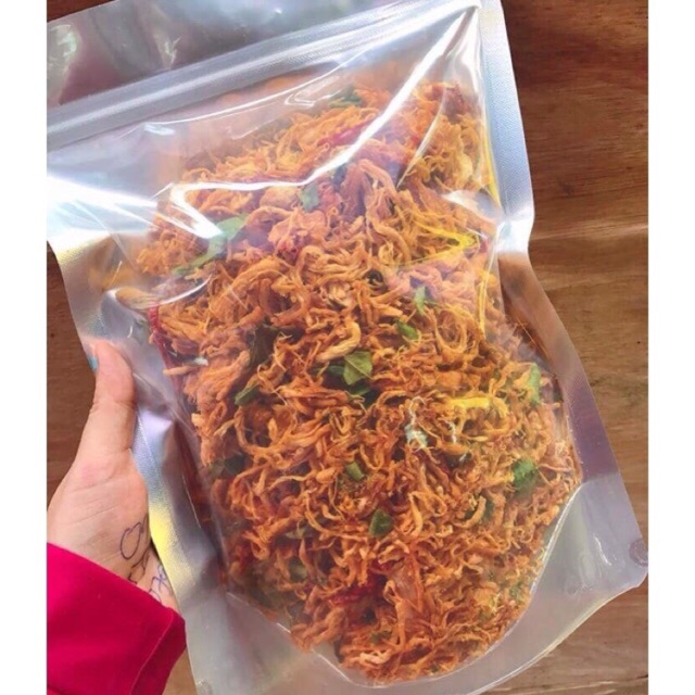 500G KHÔ GÀ CAY LÁ CHANH