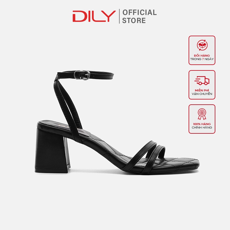 Giày sandal nữ DILY gót vuông thời trang cao 6cm_AA0222