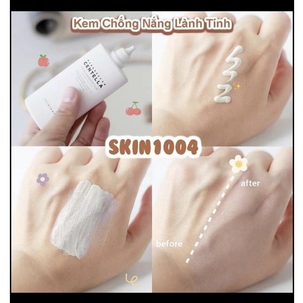 Kem Chống Nắng Nâng Tông Da, Lành Tính Chiết Xuất Rau Má Skin1004 Madagascar Centella Air-Fit Suncream SPF50+/PA++++