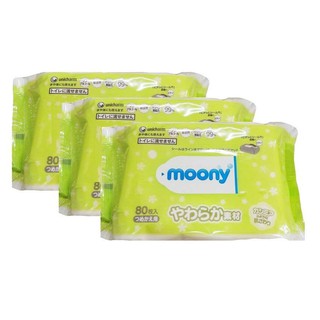 Khăn ướt Moony nội địa Nhật gói 80 tờ