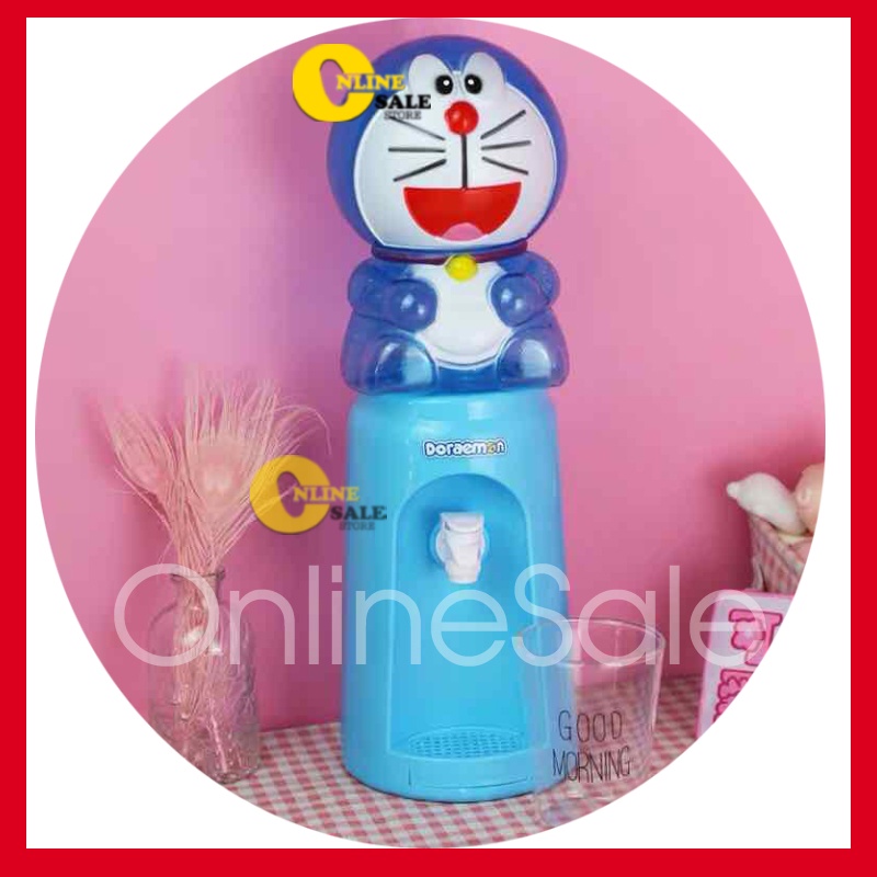 Cây Nước Mini để bàn 2000ml  Đồ Chơi Bình Lọc Nước Uống Nước Thật Cho Bé và người lớn hoạt hình kitty và doremon