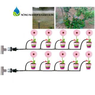 Bộ Béc tưới cây 20 béc tưới phun mưa , phun sương tưới nhỏ giọt tưới rau, tưới lan