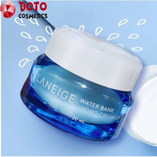 Mini size Kem dưỡng ẩm [Mẫu mới nhất] Laneige Water Bank Moisture/Hydro Cream EX 20ml