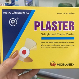 Miếng dán mụn cóc plaster