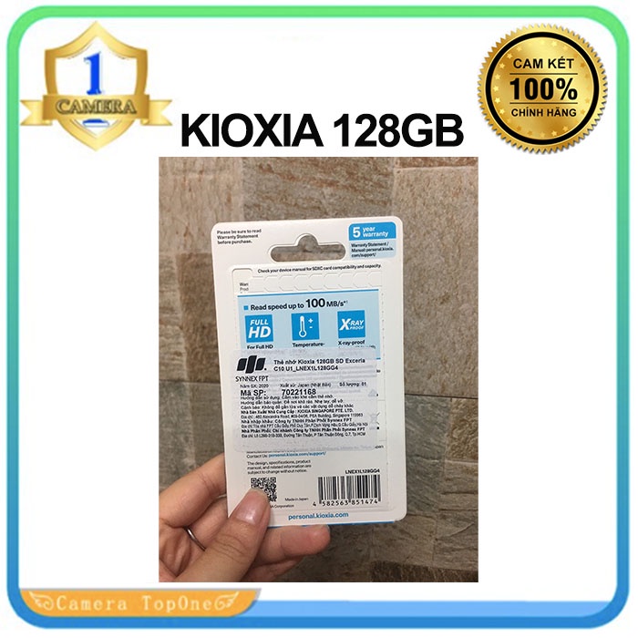 Thẻ nhớ MicroSD 128GB KIOXIA