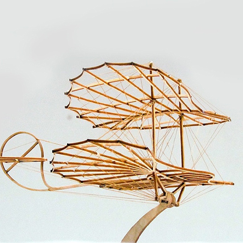 Bộ mô hình máy bay Otto Lilienthal 3D tự lắp ráp bằng gỗ Balsa 1