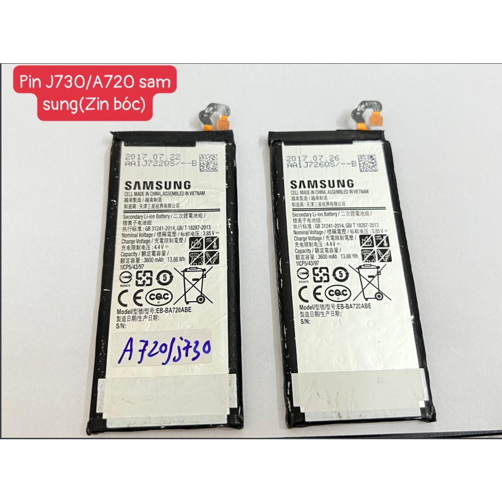 Pin J730/A720 sam sung