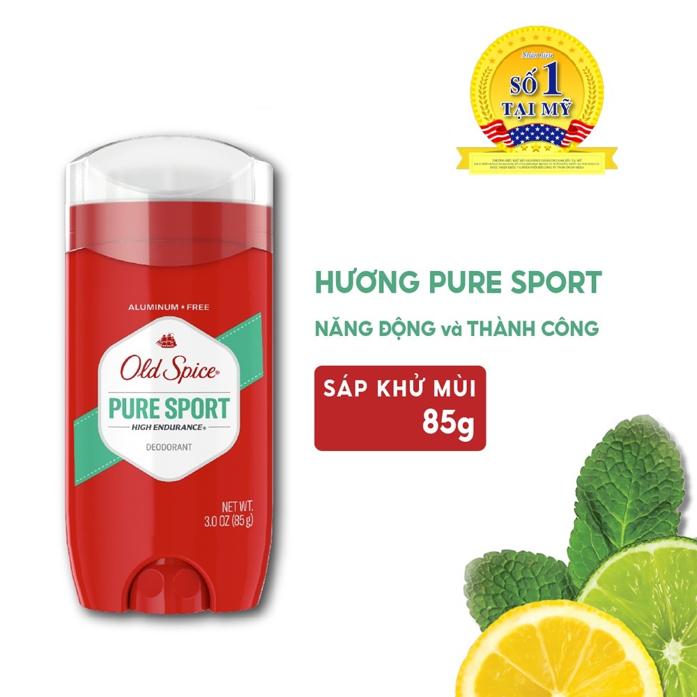 Lăn Khử Mùi Old Spice Pure Sport USA 85g/73g