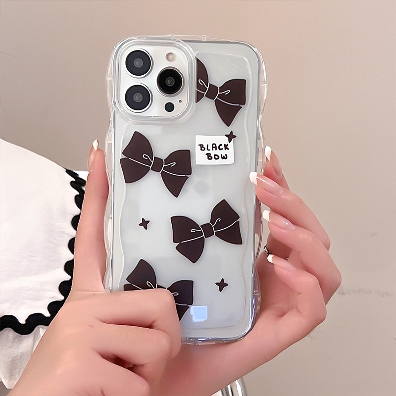 Ốp lưng iphone Ốp Điện Thoại Silicone Trong Suốt Họa Tiết Ren Cho iphone13Pro 11 / 12 xs / 7 / 8 / D