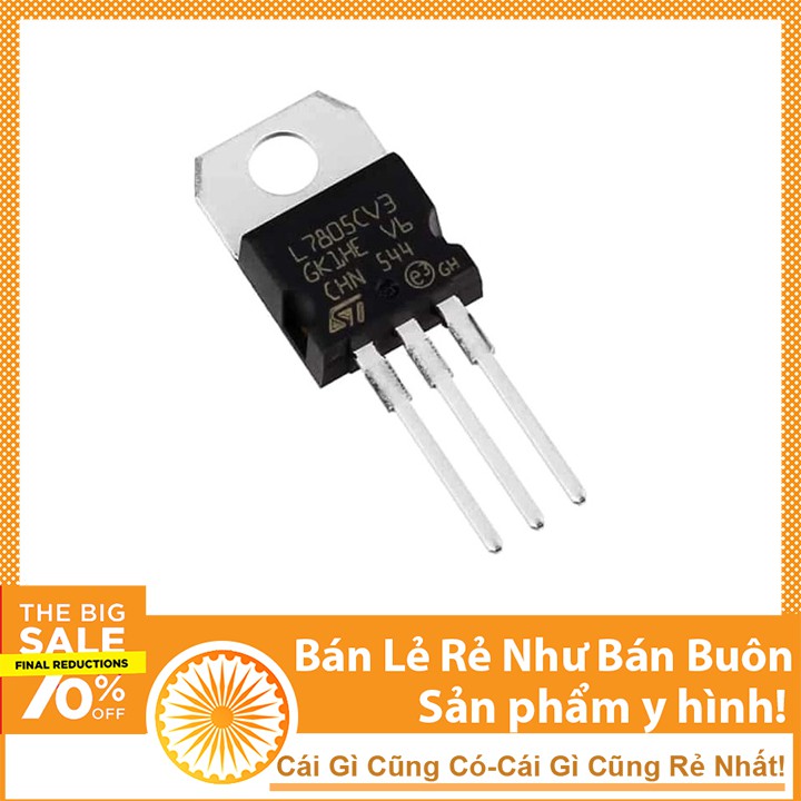 IC Ổn Áp Nguồn 5V LM7805 1.5A TO-220