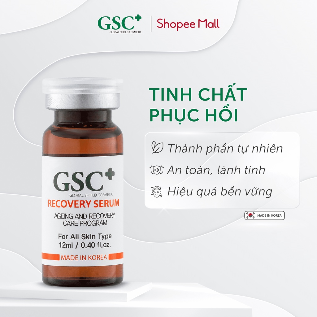 Serum phục hồi căng bóng da GSC Recovery Serum  50ml, nuôi dưỡng da chuyên sâu