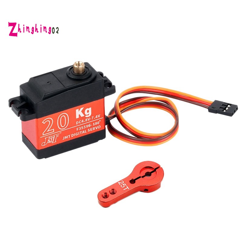 RC RC Động Cơ Servo 20kg 90-180 ° Chống Nước 25t Cho Đồ Chơi Điều Khiển Từ Xa