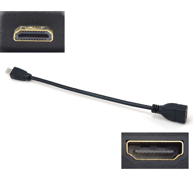 Cáp chuyển đổi Micro HDMI sang HDMI 4K 1080P cho GoPro Hero 6
