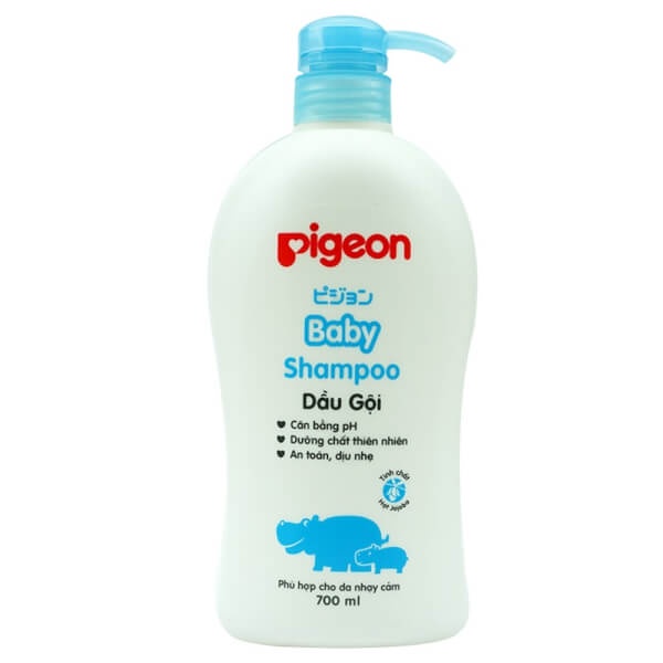 Dầu gội Pigeon dịu nhẹ cho bé 200ml/ 700ml - giữ ẩm vượt trội