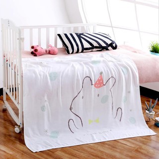 Chăn Lụa 4 Lớp Thấm Nước Siêu Mềm Hàng Cao Cấp Cho Bé