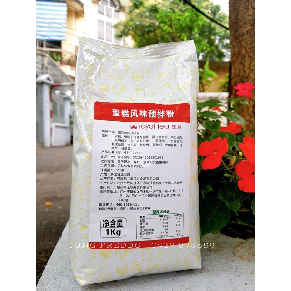Bột Cake Cream Cheese Royaltea 1kg