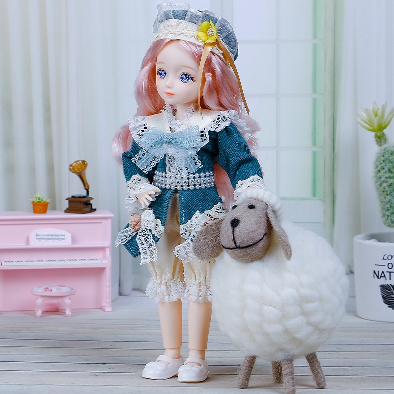 Bộ Búp Bê BJD23 Mặc Trang Phục Dễ Thương Tỉ Lệ 1 / 6 32cm