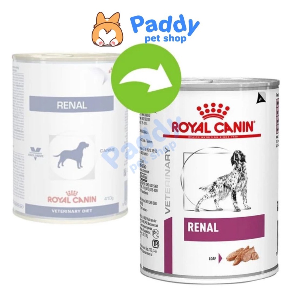 Pate Royal Canin Renal Hỗ Trợ Chức Năng Thận Cho Chó (Lon 410g)