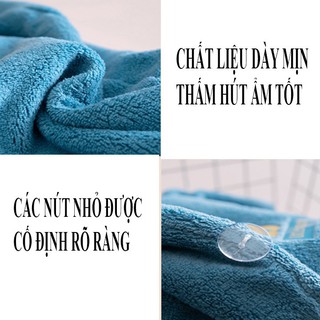 khăn cuốn tóc gội đầu tự khô