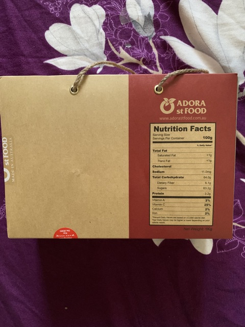 🍇Nho khô nguyên cành Dried Grapes premium australia cLusters ADORA ST FOOD 1kg date 2022