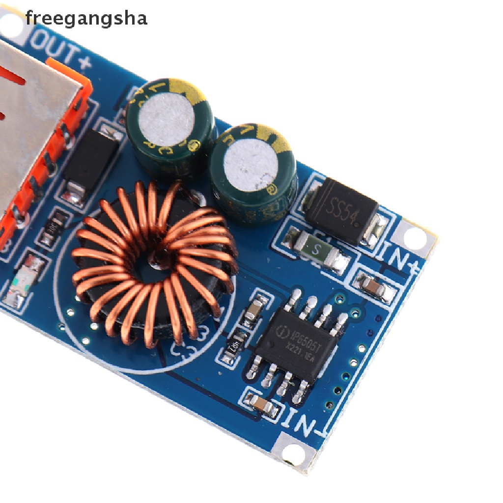 [FREG] USB DC Step Down Module 12V 24V To QC3.0 Phone Fast Charge for Huawei Samsung FDH