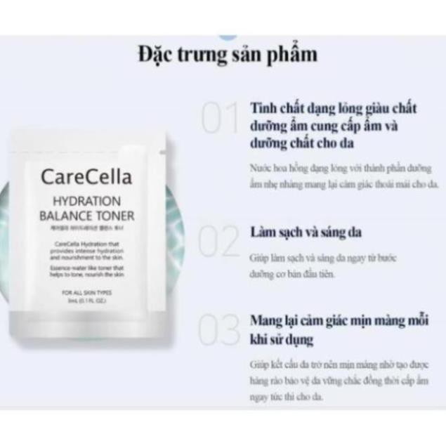 Nước Hoa Hồng CareCella Hydration Balance Toner 3mL Mini Pouch