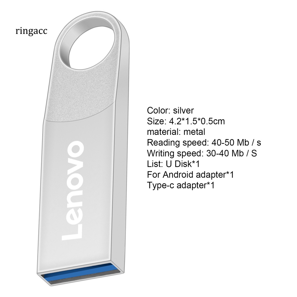 USB lưu trữ dữ liệu chống thấm nước cho máy tính 512GB/ 1TB/ 2TB tùy chọn