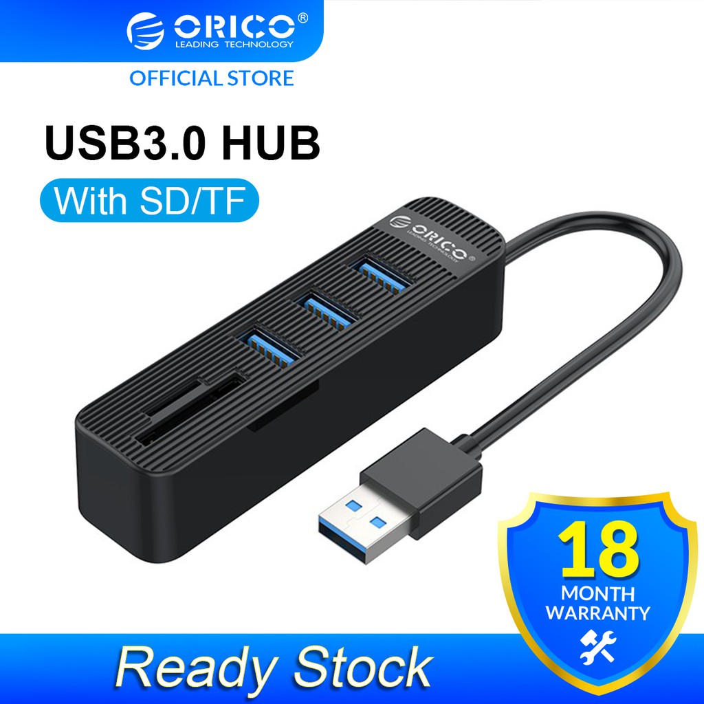 Bộ HUB ORICO TWU3-3AST/TWU32-3AST 5 Cổng USB3.0 USB2.0 SD/TF Cho Laptop/Máy Tính PC