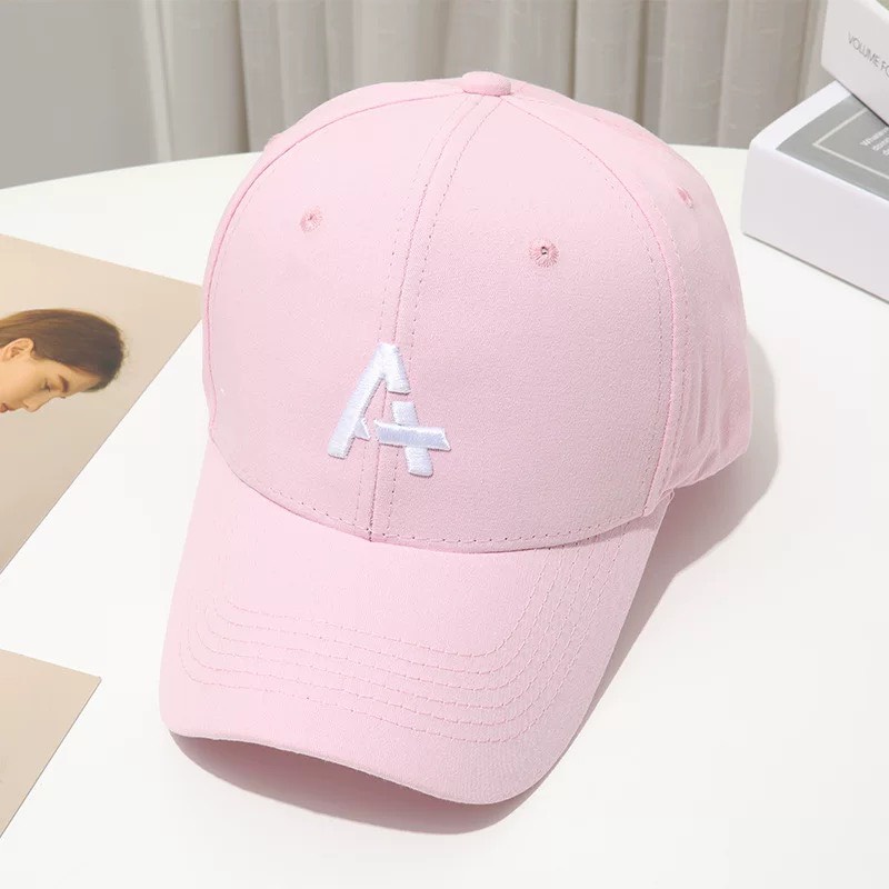 Mũ Lưỡi Trai Thêu Chữ A 444 Phong Cách Ulzzang Form Unisex Nam Nữ - Hata24h